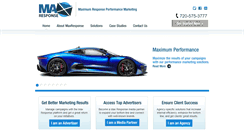 Desktop Screenshot of maxresponseads.com